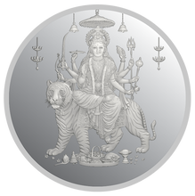 Load image into Gallery viewer, 3D Godess DURGA 999 SILVER COIN