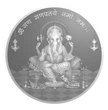 Load image into Gallery viewer, 3D Ganesh Ji 999 Silver Coin