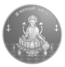 Load image into Gallery viewer, 3D Mahalaxmi Ji 999 Silver Coin