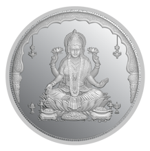 Load image into Gallery viewer, 3D Goddess Lakshmi 999 Silver Coin
