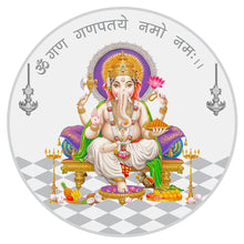 Load image into Gallery viewer, Ganesh JI 999 SILVER COLORED COIN