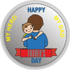 HAPPY FATHER’S DAY 999 SILVER COLORED COIN
