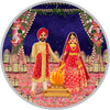 PERSONALISED WEDDING PICTURE 999 SILVER COLOR COIN