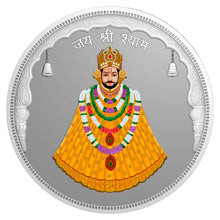 Load image into Gallery viewer, Khatu Shyam Ji 999 SILVER COLORED COIN