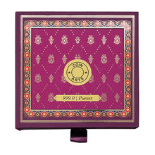 Load image into Gallery viewer, Customized Silver Coin Burgundy Gifting Box
