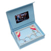 Customized Silver Coin Blue Rectangle Gifting Box