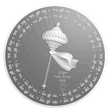 Load image into Gallery viewer, Hanuman Ji 999 SILVER COLORED COIN