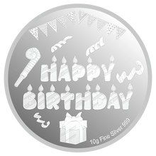 Load image into Gallery viewer, Happy Birthday 999 Silver Color Coin