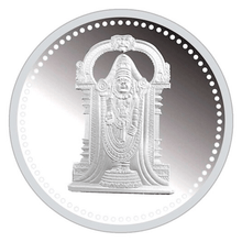 Load image into Gallery viewer, 3D Lord Balaji 999 Silver Coin
