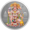 Panch Mukhi Hanuman 999 Silver Colored Coin