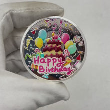 Load and play video in Gallery viewer, Happy Birthday 999 Silver Color Coin
